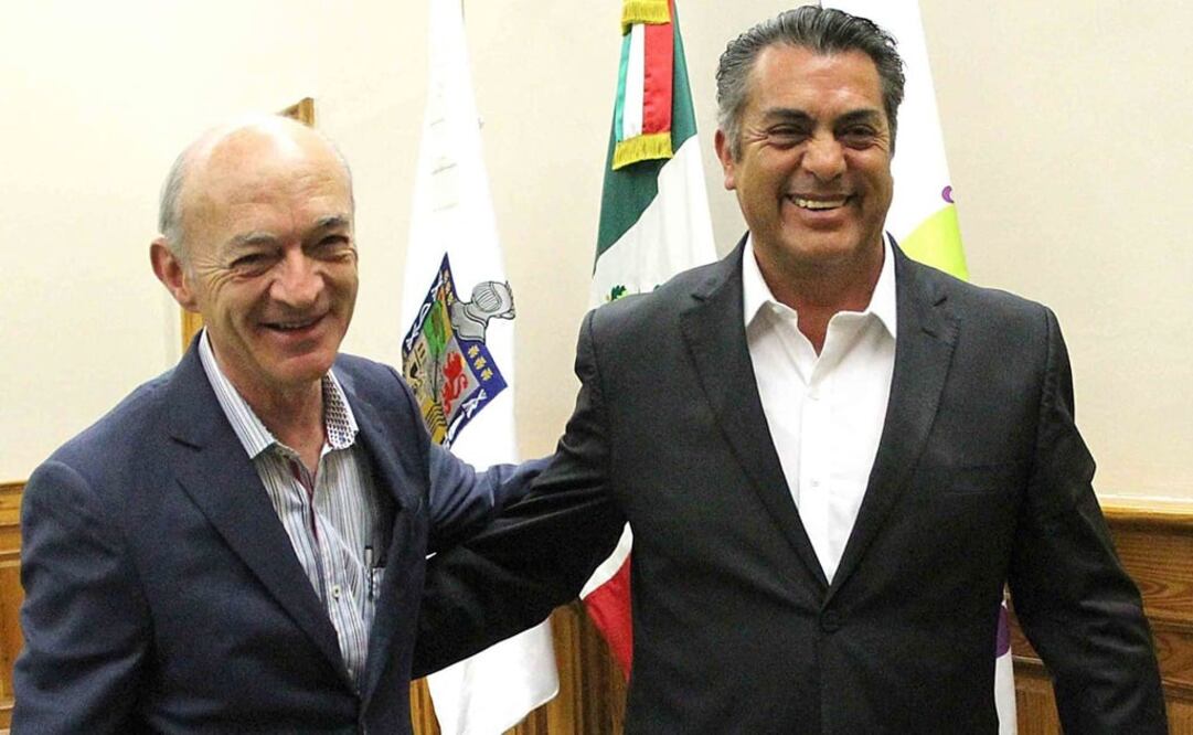 En 2015, Elizondo Barragán (derecha) fue candidato a la gubernatura de Nuevo León, por Movimiento Ciudadano, pero declinó a favor de El Bronco. (UNIEMILIO VÁSQUEZ. EL UNIVERSAL)