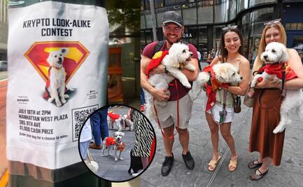 Realizan concurso de imitadores de Krypto, perro de “Superman”, en Nueva York; ganador se lleva mil dólares