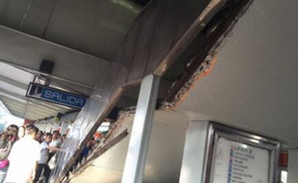 More damaged stairs in Mexico City Subway stations