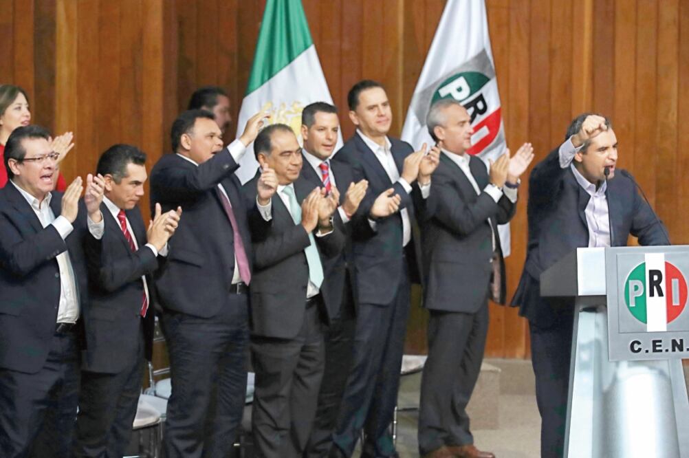 En la asamblea nacional del tricolor, su presidente Enrique Ochoa advirtió que el populismo pone en riesgo los derechos humanos (LUCÍA GODÍNEZ. EL UNIVERSAL)
