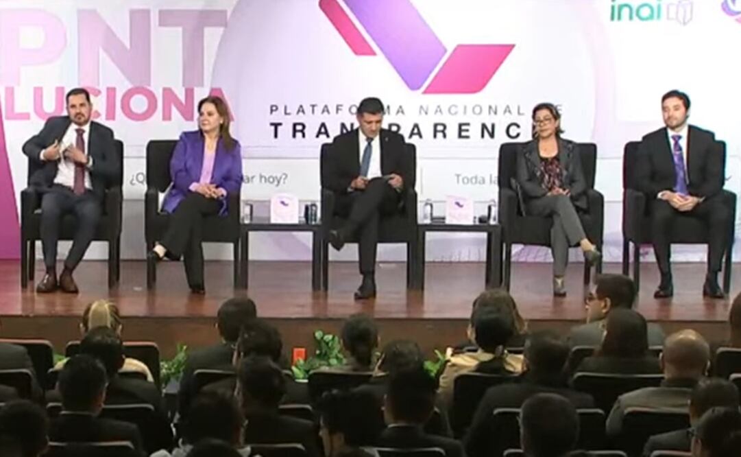 Presentan la nueva imagen de la Plataforma Nacional de Transparencia. Fotos: Captura