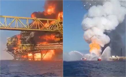 Dos muertos, un desaparecido y ocho lesionados por incendio en plataforma Nohoch-A en Campeche: Pemex