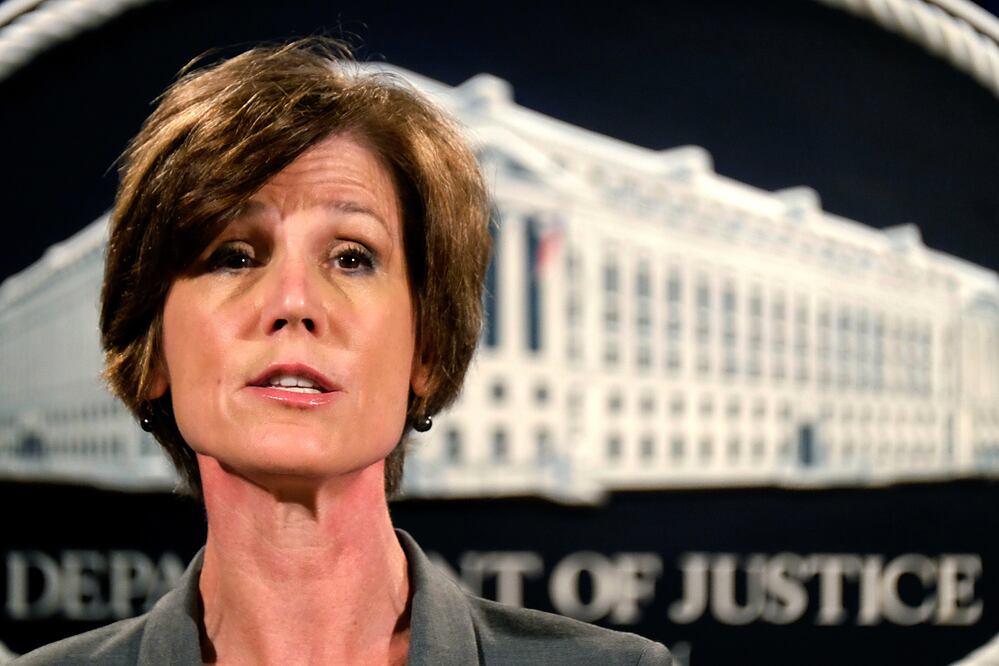 La secretaria de Justicia, Sally Yates (Foto: Archivo/EL UNIVERSAL)