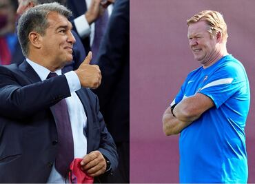 Joan Laporta: Ronald Koeman seguirá como técnico del Barcelona