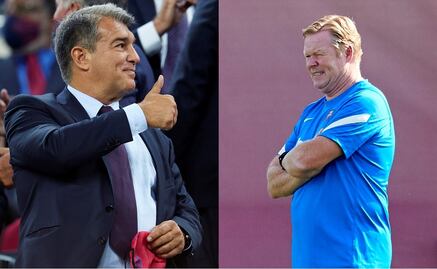 Joan Laporta: Ronald Koeman seguirá como técnico del Barcelona