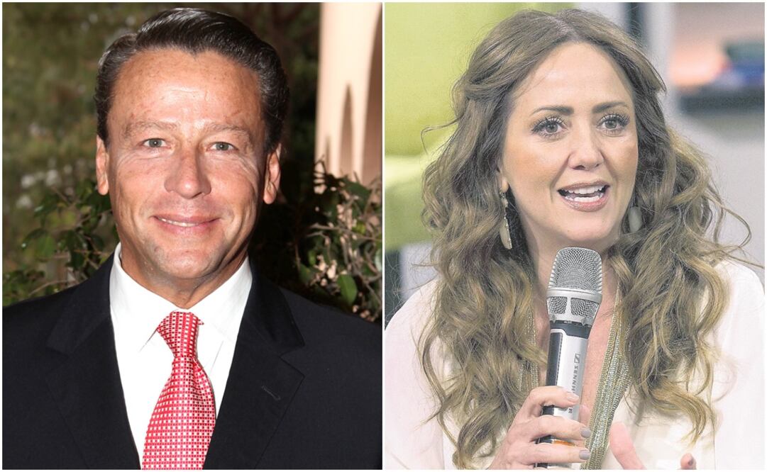 Alfredo Adame y Andrea Legarreta. Foto: Archivo