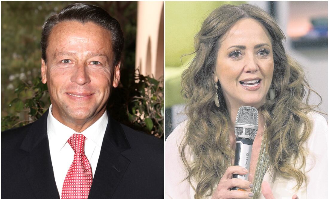 Alfredo Adame y Andrea Legarreta. Foto: Archivo