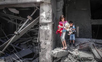 Miles de palestinos huyen de ataques de Israel