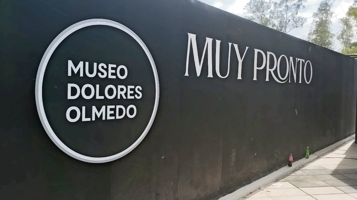 Un cartel es el único indicio del Museo en Chapultepec. Foto: Gabriel Pano / EL UNIVERSAL