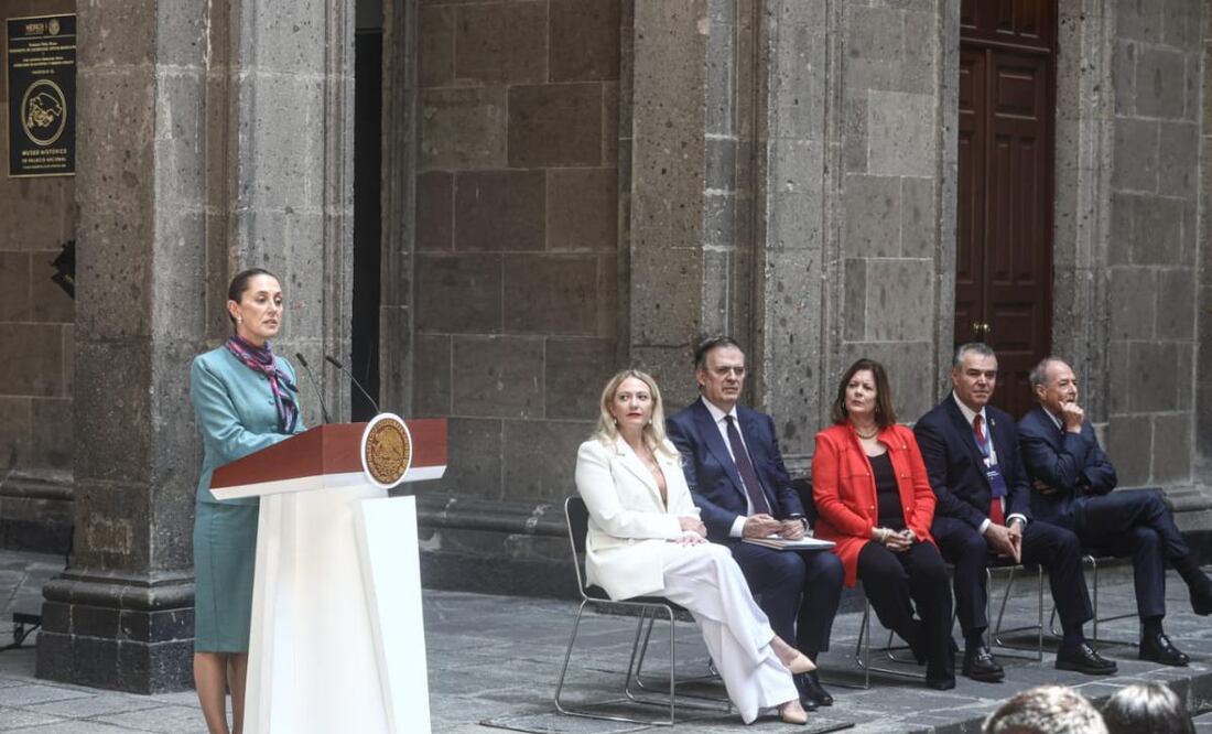 Cumbre de Alto Nivel entre líderes y empresarios de México y Estados Unidos en el Palacio Nacional. Foto: Gabriel Pano/EL UNIVERSAL