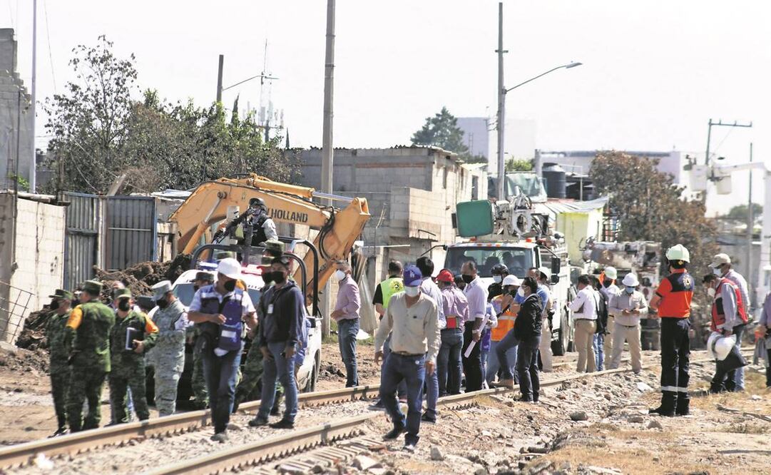 Elementos del Ejército Mexicano y de la Guardia Nacional, así como de Protección Civil, hicieron un recorrido por la zona afectada. Foto: Omar Contreras/ EL UNIVERSAL. 