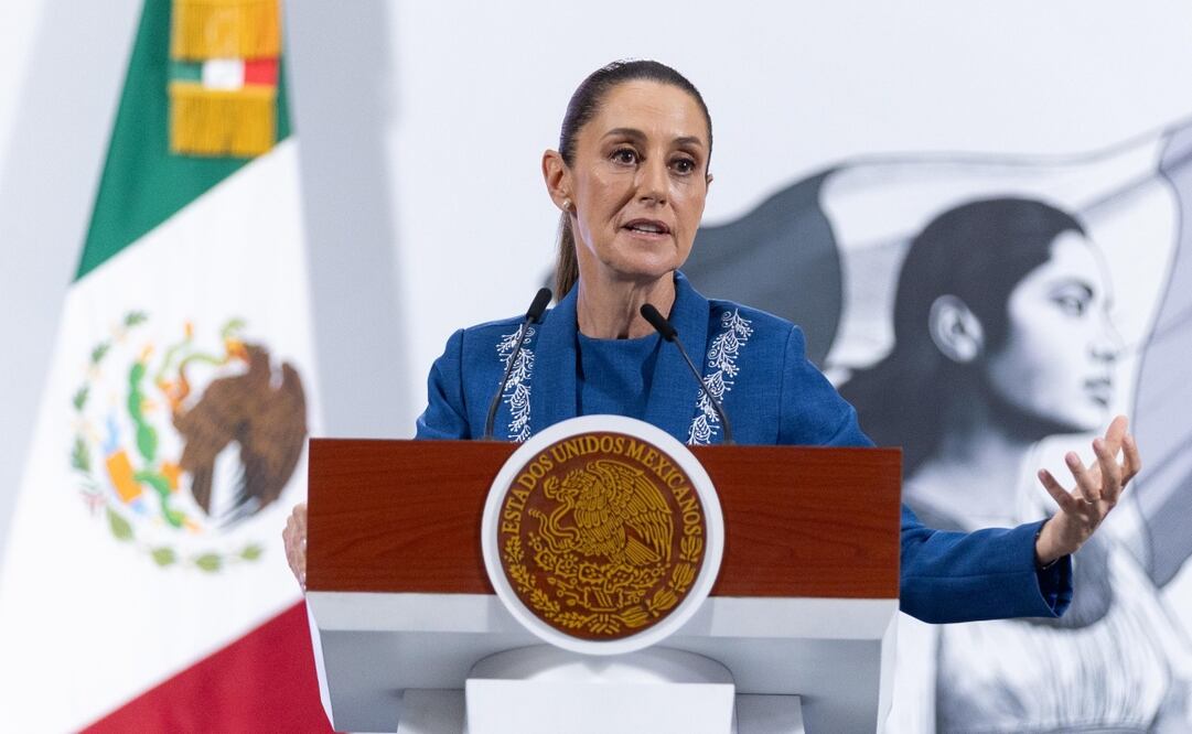 Conferencia de prensa matutina de la presidenta Claudia Sheinbaum el 12 de junio de 2025. Foto: Hugo Savador / EL UNIVERSAL