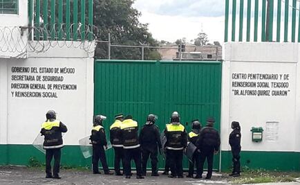 Reos protestan en penal de Texcoco; acusan extorsiones