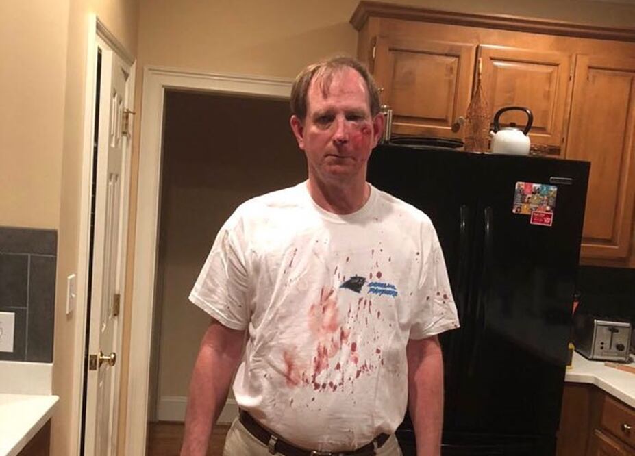 Twitter. El aficionado agredido no sufrió heridas graves