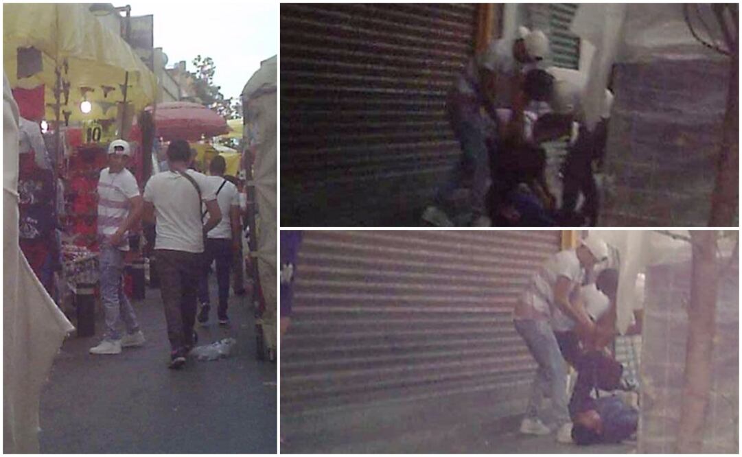 Una persona captó los movimientos de los "chineros" y avisó a las autoridades. Fotos: @alertasurbanas
