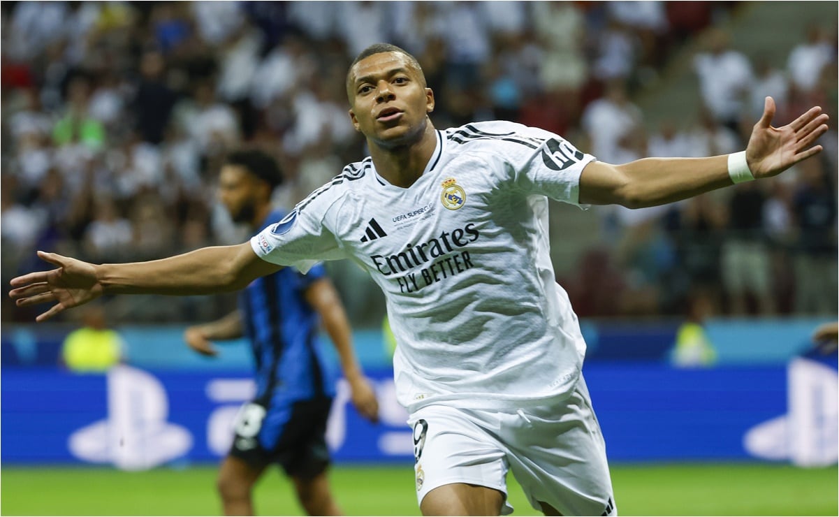 Kylian Mbappé se estrena como goleador del Real Madrid y conquistan la ...