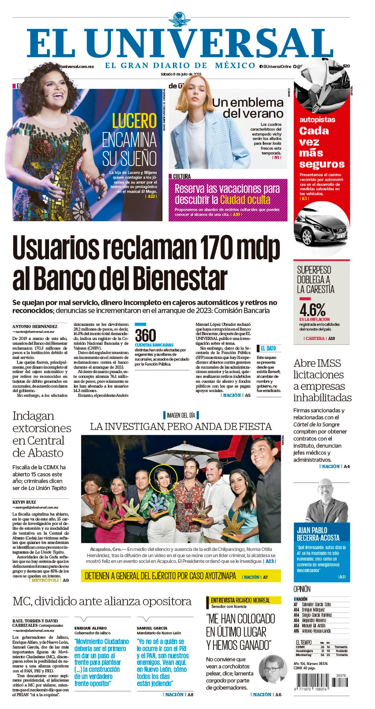 Portada impresa