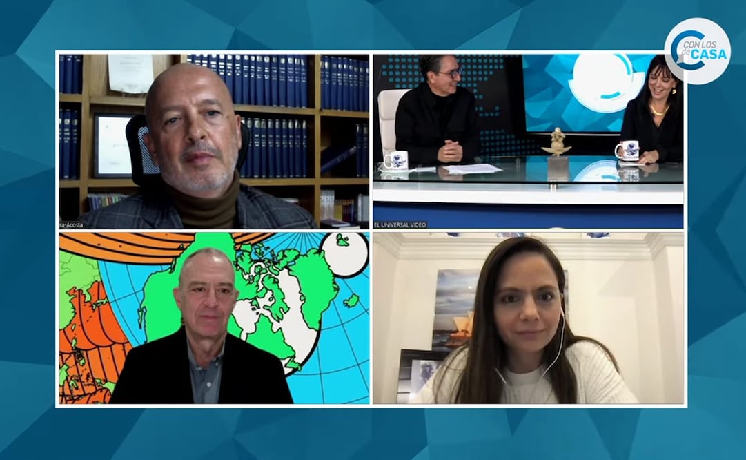 Exembajador de México en Estados Unidos, Arturo Sarukhán en Con los de Casa, programa editorial de El Universal. Foto: Captura Youtube/EL UNIVERSAL