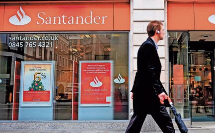Santander avanza en desliste de la Bolsa Mexicana y Wall Street
