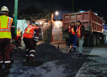 Bacheo nocturno ha cubierto 130 km en 13 vialidades de la CDMX; han reparado más de 2 mil baches