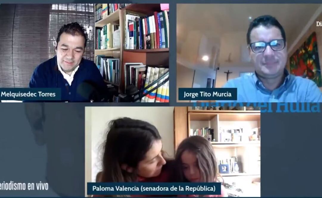 Sucedió en una transmisión en vivo organizada por el diario del Huila. 