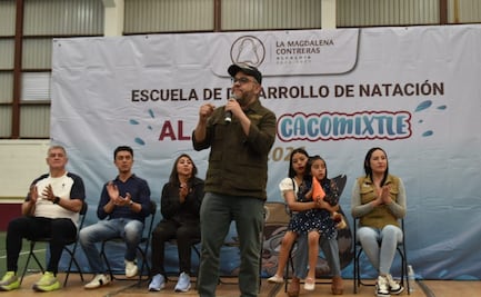 Alcalde de Magdalena Contreras lanza programa “Al Agua Cacomixtle 2026”; ofrece clases gratuitas de natación