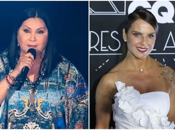 Ana Gabriel "coquetea" con Kate del Castillo en pleno concierto