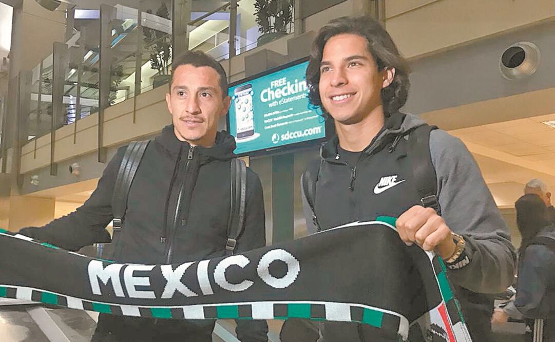 Andrés Guardado y Diego Lainez | Agencia
