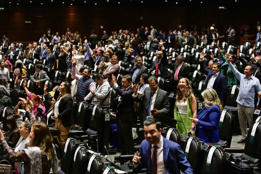 Con 19 votos a favor, diputados avalaron la creación del Fondo de Pensiones para el Bienestar. Foto: de Carlos Mejía. El Universal