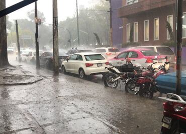 Reportan lluvia de ligera a fuerte en 9 delegaciones de la CDMX