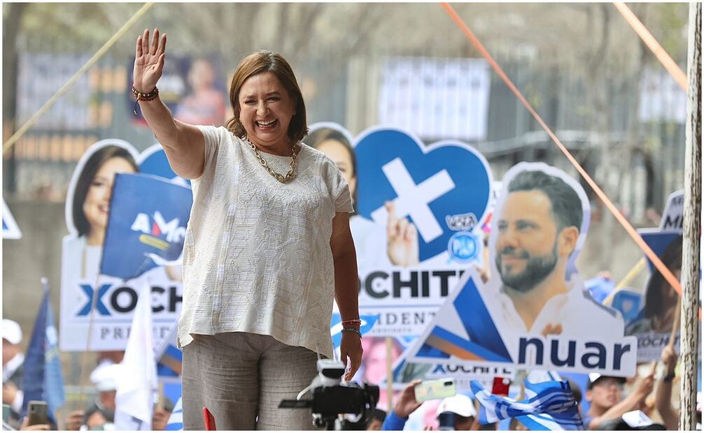 Xóchitl Gálvez candidata del PAN-PRI-PRD en el Estado de México. Foto: Berenice Fregoso/EL UNIVERSAL