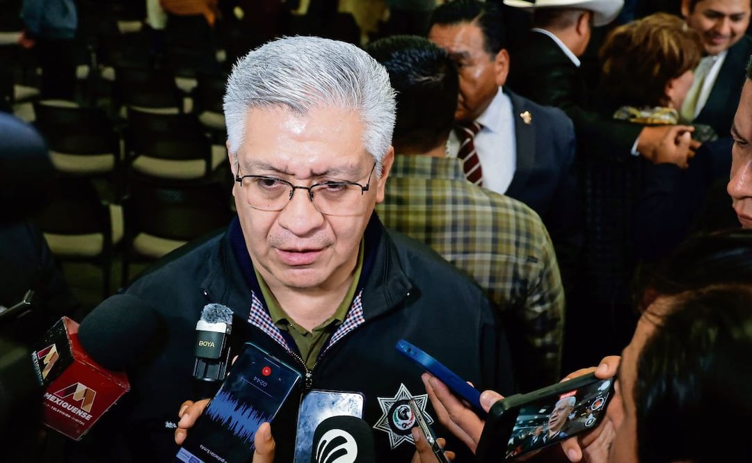 El titular de Seguridad dijo que dos directores fueron rechazados. Foto: Arturo Hernández | El Universal (10/01/2025)