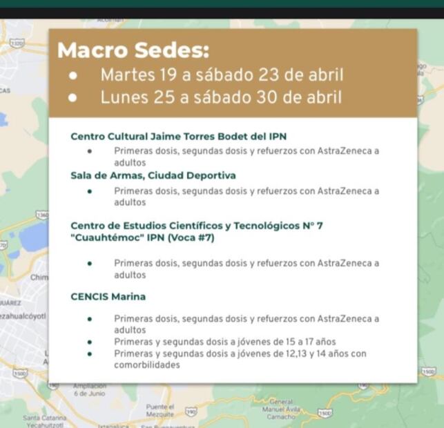 Hoy, último día para cuarta dosis vacuna Covid-19 en CDMX 