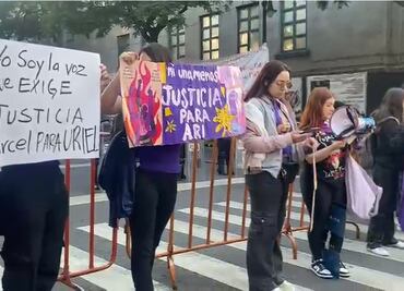 Piden justicia para Ariadna Fernanda y no impunidad al fiscal de Morelos frente a la SCJN y Palacio Nacional