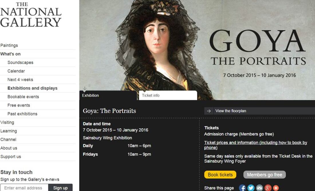 La muestra "Goya: The Portraits" seguirá la trayectoria del artista desde sus inicios en la corte madrileña hasta su nombramiento como pintor de cámara del rey Carlos IV y retratista preferido de la aristocracia española. FOTO: Nationalgallery.org.uk