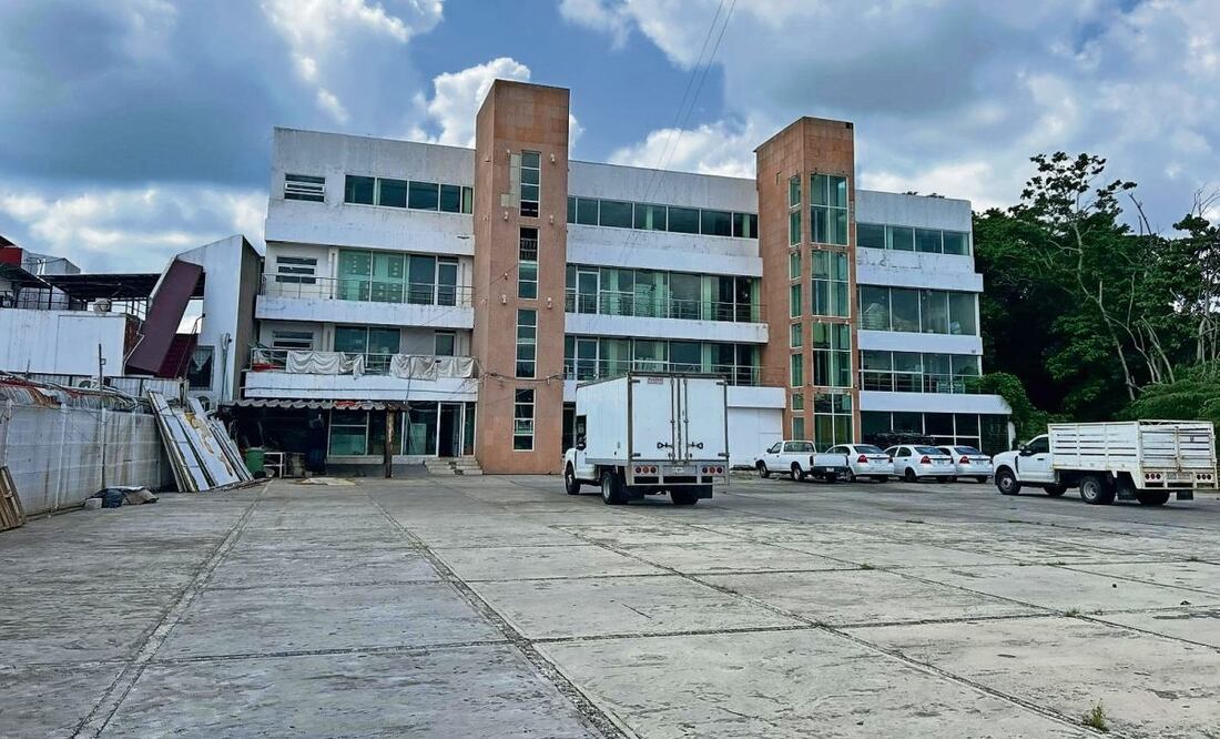 El edificio que compró en 2011 el IEPC Tabasco actualmente sólo sirve de bodega. Foto: Alejandra Canchola / EL UNIVERSAL