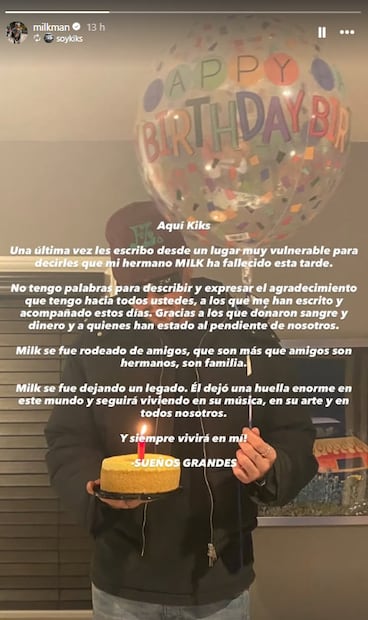 Adiós al rapero Milkman.