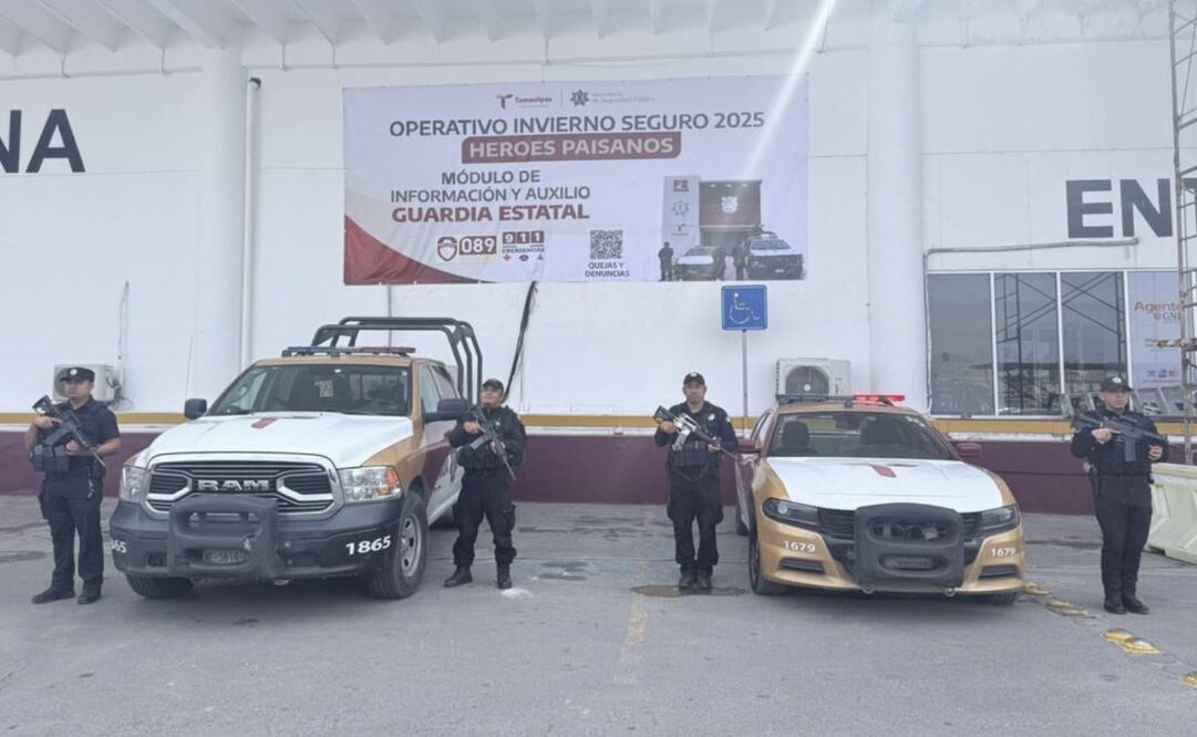 Guardia Estatal permanecerá de formas permanente en carreteras de Tamaulipas (01/12/2025). Foto: Especial
