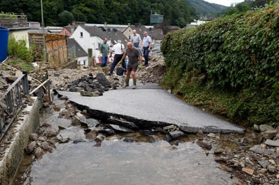 Autoridades suben cifra de muertos a 58 tras fuertes lluvias en Alemania