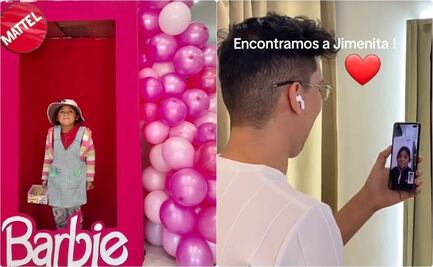 Foto de niña en caja de Barbie conmueve en Internet; la buscan para sorprenderla