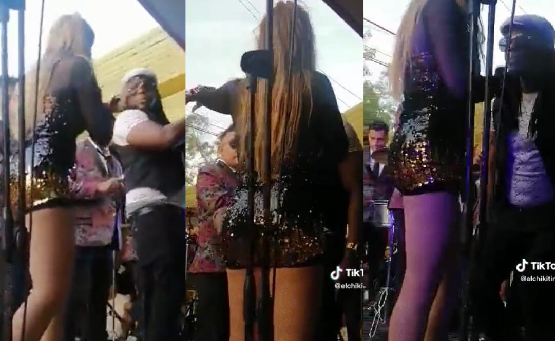 La cantante fue agredida durante una presentación el pasado fin de semana   Foto: TikTok