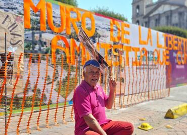 Exigen familiares de reos amnistía con "El Muro de la Libertad" en Toluca