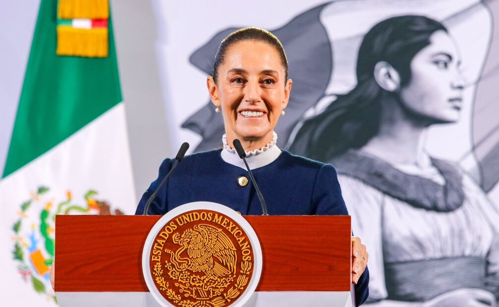 La presidenta Sheinbaum Pardo descartó algún tipo de invasión por parte de Estados Unidos, ante las amenazas del presidente electo Donald Trump, quien llega a la Presidencia estadounidense en enero de 2025. Foto: Axel Sánchez / EL UNIVERSAL