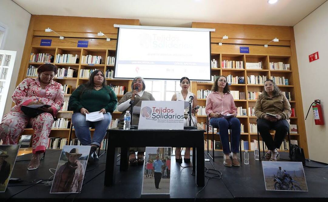 El colectivo Rastreadoras del Fuerte busca unir a familias de periodistas asesinados y desaparecidos en México. Foto: Sáshenka Gutiérrez/EFE