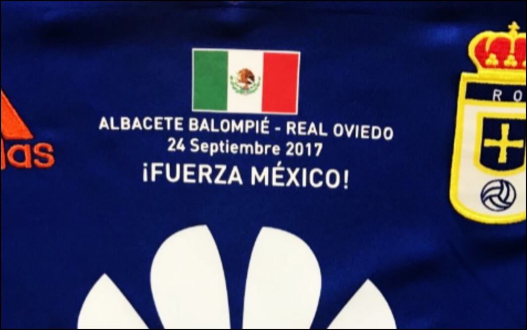 Twitter. El equipo español se une a la causa por México