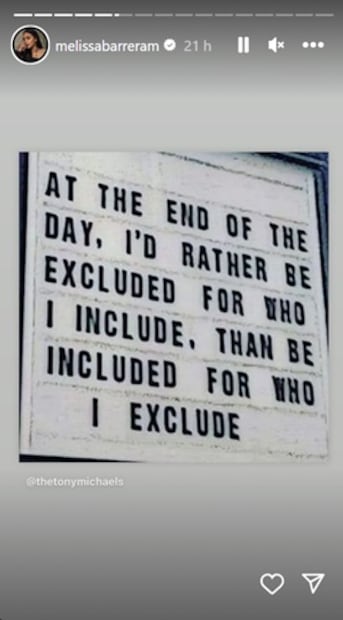 Con este mensaje reaccionó la mexicana a su despido. Foto: Instagram