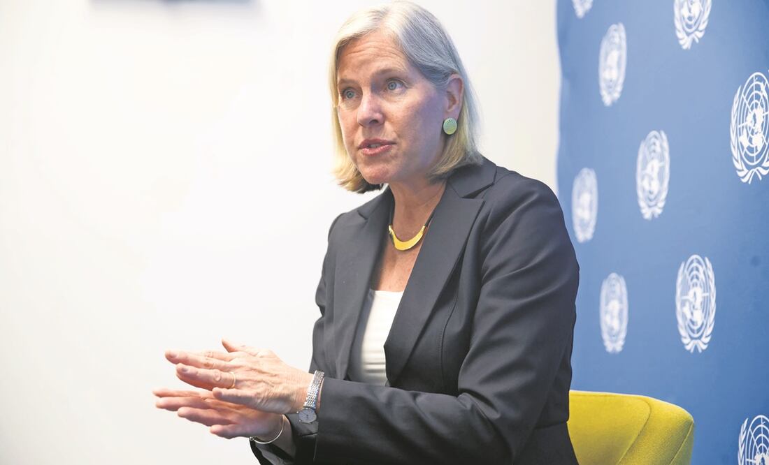 13 de abril de 2023. Ciudad de México. entrevista con Susan Gardner directora de ecosistemas de PNUMA, Foto: Germán Espinosa