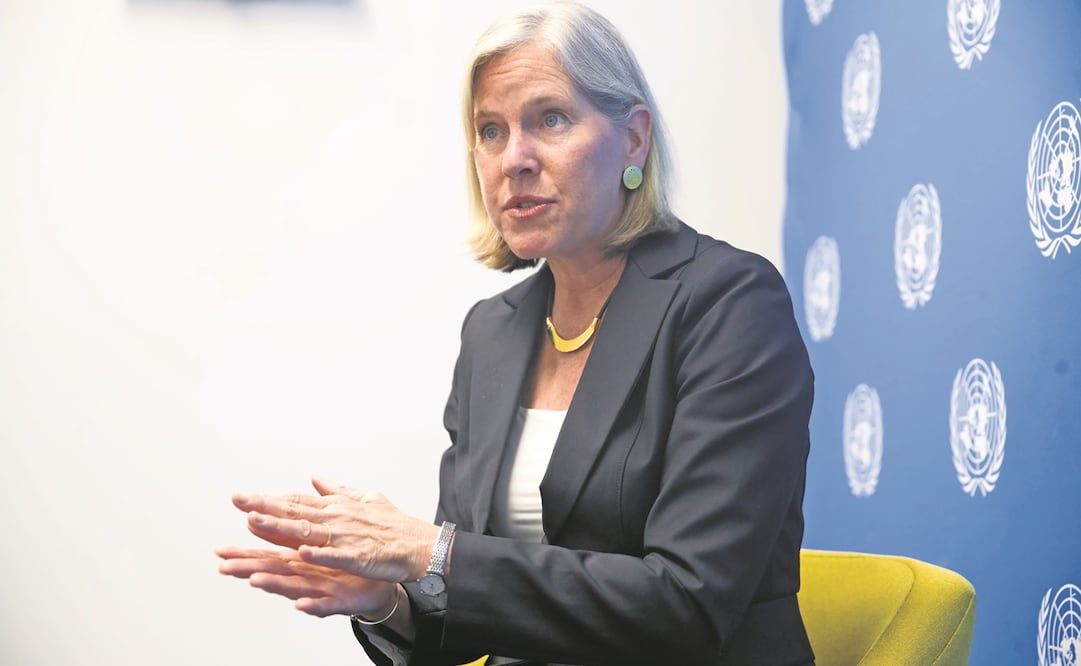 13 de abril de 2023. Ciudad de México. entrevista con Susan Gardner directora de ecosistemas de PNUMA, Foto: Germán Espinosa