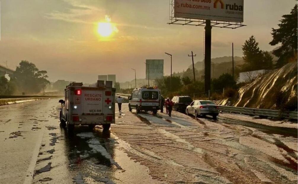 Accidente en la México-Toluca: La imprudencia al volante y las condiciones climáticas adversas, una combinación fatal. Foto: Especial