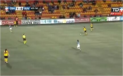 Así se vivió el temblor en Costa Rica durante un partido de futbol